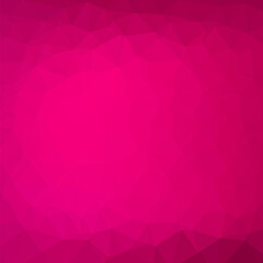 Abstract vector polygonal background. Magenta gradient triangle pattern. Illustration for decoration, web design - 715703997