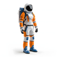 Person wearing a space-themed costume at a themed event isolated on white background, isometry, png
