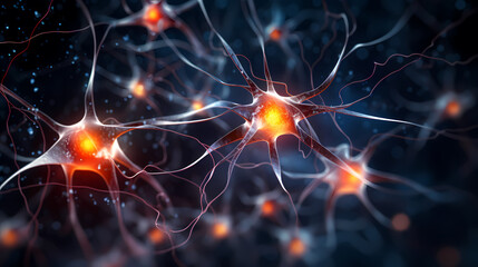 Cell background, virus cells, medical research background