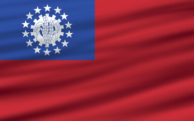 flags of world countries wavy fabric texture