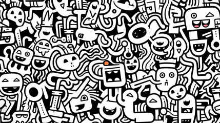 Cute graffiti art abstract background poster web page PPT, art background