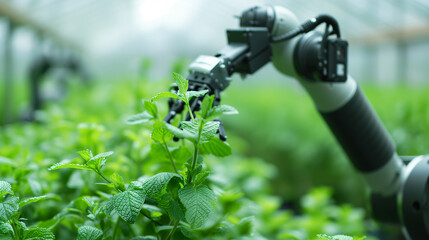  Robotic Precision in Sustainable Agriculture - obrazy, fototapety, plakaty