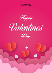 Valentines Day greeting cards celebration. Hand drawn valentine's day card template. Stickers for Valentine's Day