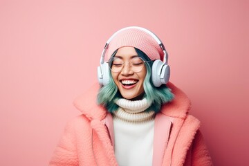 person listening to music with generative ai