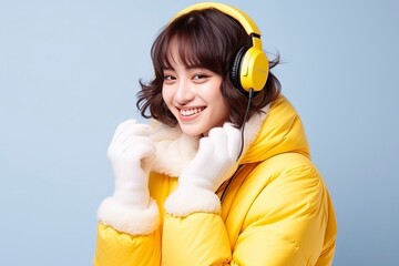 person listening to music with generative ai