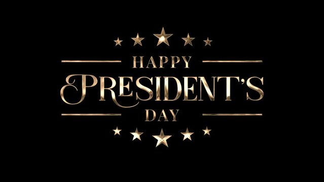 "Happy President's Day" celebrates a national holiday honoring past U.S presidents. This design asset is ideal for social media posts, banners, and promotional. 
