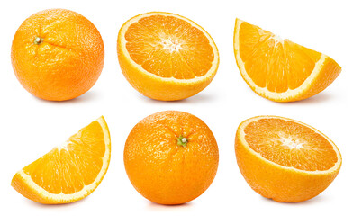 Orange isolated on white background
