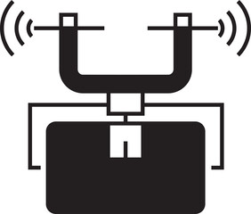 Delivery Drone Icon
