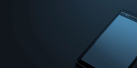 Banner featuring a sleek tablet device at the side, with plenty of copy space. --ar 2:1 --v 6 Job...