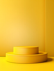 Modern round product advertising podium, booth, stage, product background, promotional event background