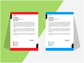 Modern Letter Head Design