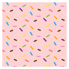 sprinkles pattern seamless in cute pastel realistic cookie pattern textured