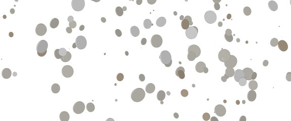 Glittering Triumph: Mind-Blowing 3D Illustration of gold  Confetti Celebration