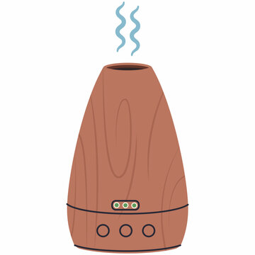 recommend clip art: Oil diffuser vector cartoon illustration isolated on a white background.