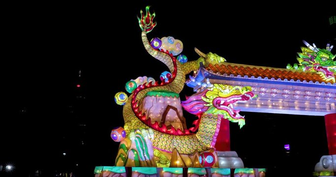 Taiwan, Taipei, lively, lantern festival, Xianglong Xianrui, lantern