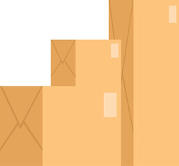 Parcel post warehouse icon cartoon vector. Worker cargo. Air storage