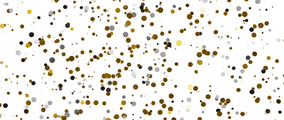 Glittering Triumph: Mind-Blowing 3D Illustration of gold  Confetti Celebration