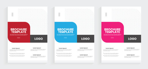 A4 annual report book cover design. Modern brochure cover background. A4 fold flyers, leaflet, booklet, or handbook template.