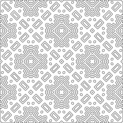 Abstract shapes from lines. Vector graphics for design, prints, decoration, cover, textile, digital wallpaper, web background, wrapping paper, clothing, fabric, packaging, cards.Repeat patterns.