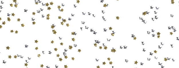 Heavenly Golden Shower: 3D Illustration Brings the Beauty of Stars to Life