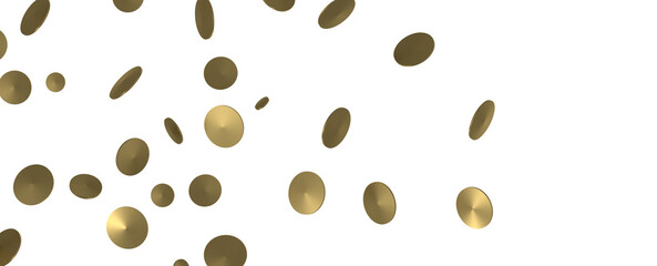 Glittering golden confetti png. Glittering golden
