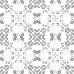 Abstract shapes from lines. Vector graphics for design, prints, decoration, cover, textile, digital wallpaper, web background, wrapping paper, clothing, fabric, packaging, cards.Repeat patterns.