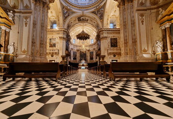 Sant'Alessandro dome in Bergamo alta, Lombardy, Italy