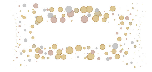 Radiant Revelry: Enthralling 3D Illustration of Shining gold Confetti