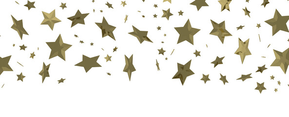 Descendant Christmas Constellations: Mind-Blowing 3D Illustration of Falling Festive Star Patterns