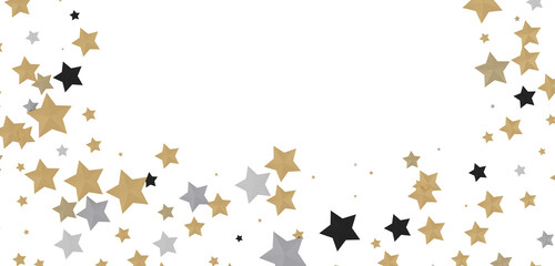 XMAS Stars - golden stars -