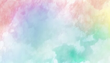 Fototapeta na wymiar Gentle blend of soft pastel hues in gradient watercolor texture background