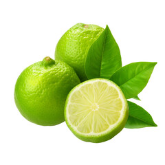 Bergamot isolated. Isolated on transparent background.