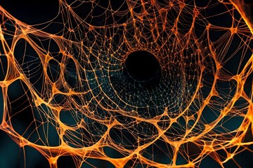 Glowing Abstract Web