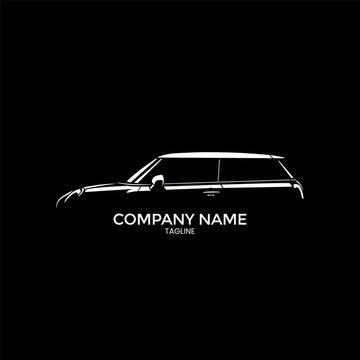 Car Vehicle Mini British hatchback logo illustration