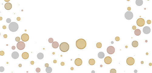 Radiant Revelry: Enthralling 3D Illustration of Shining gold Confetti