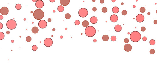 confetti png. red confetti falls from the sky.