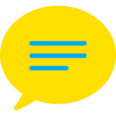 Chat bubble icon