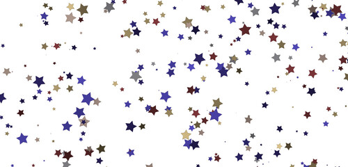 XMAS Stars - stars. Confetti celebration, Falling golden abstract decoration for party, birthday celebrate,