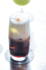 coffee, iced coffee or iced cappuccino coffee