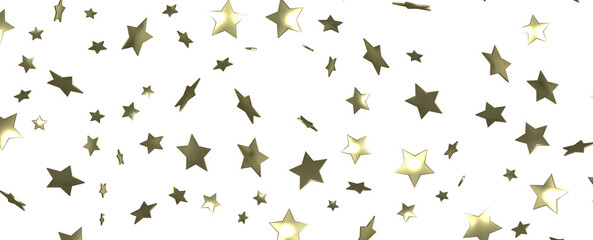 Starlit Christmas Plummet: Spectacular 3D Illustration Showcasing Descending Holiday Star Clusters