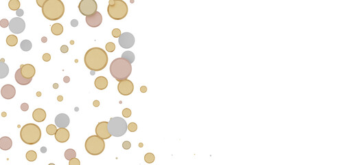 Mesmeric Moments: Mesmeric 3D Illustration Depicting Mesmerizing gold Confetti