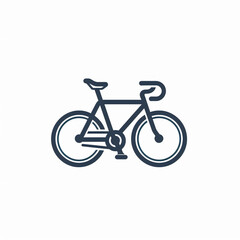 Fototapeta premium A simple bicycle icon Logo