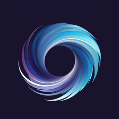 A dynamic swirl representing transformation Logo - obrazy, fototapety, plakaty