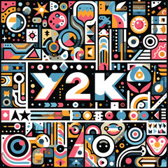 abstract Y2K geometric background