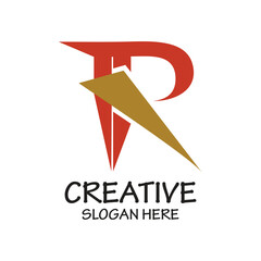 Letter logo design simple concept Premium Vector