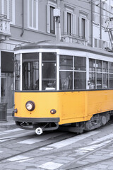 tram di milano, milan streetcar - 715759577