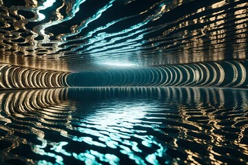 Liquid metallic ripples in a cosmic ocean