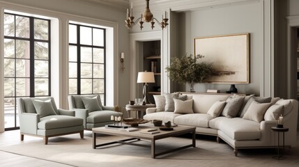 A quiet luxury living room is glam, shiny mirrored or glitzy Rather, quiet luxury style living rooms are filled with warmth collected accents plush seating soft rugs layered lighting home interior