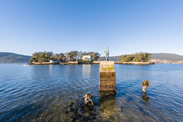 Archipiélago de San Simón, en Redondela (Galicia, España)