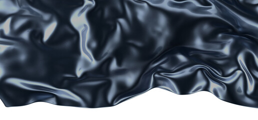 Obraz premium Seamless Serenity: Abstract 3D Blue Wave Illustration for Tranquil Visual Experiences